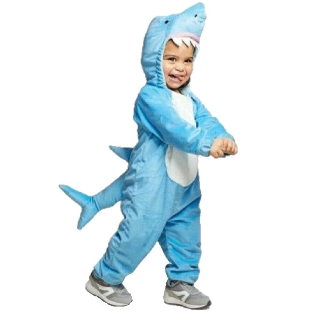 Baby Boys Girls Hyde and Eek Blue SHARK Halloween Costume Size 0/6 18/24 mo NWT